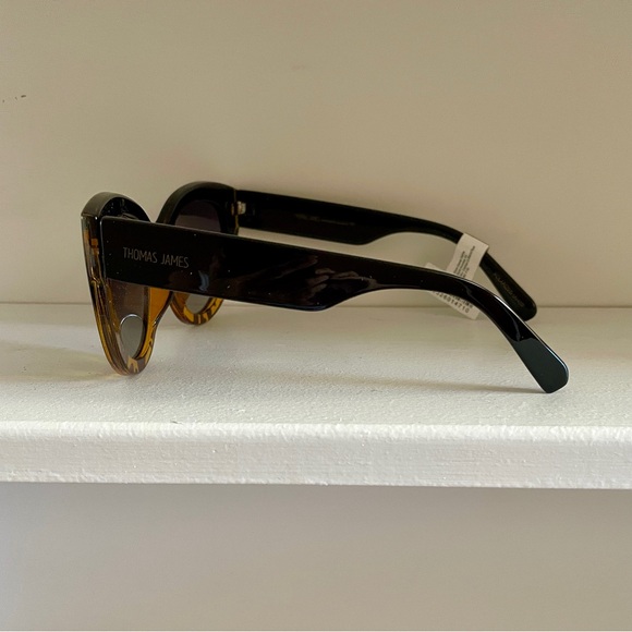 THOMAS JAMES for PERVERSE NWT DAHLIA POLARIZED Oversized CATEYE SUNGLASSES main image 4
